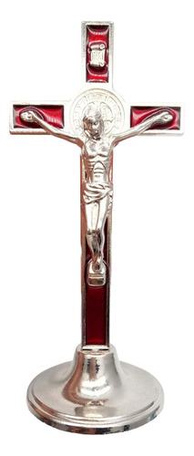 Figura De Crucifijo, Mesa De Escultura Cristiana De Metal