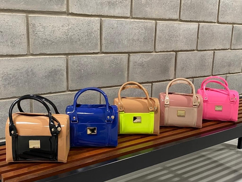 Imagem 4 de 8 de Bolsa Petite Jolie Bloom Feminina Baú Transversal Lançamento