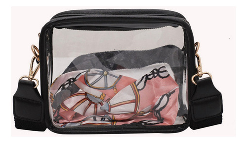 \ Bolso De Hombro Transparente De Pvc Aprobado Por El