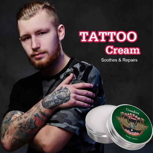 Crema Ungüento Tattoo Tatuaje Fija Color Hidrata Brillo Repa