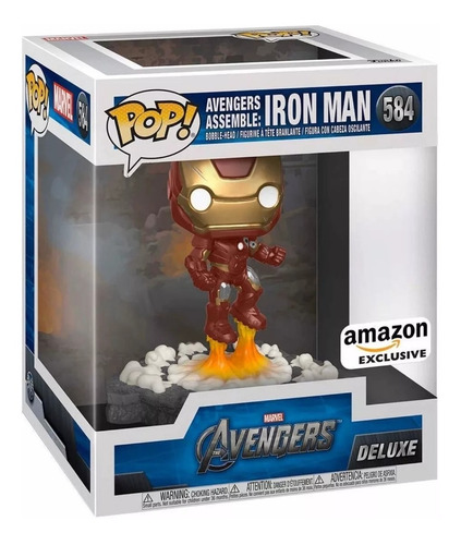 Funko Pop! Deluxe Avengers Assamble Iron Man 584 Exclusivo.