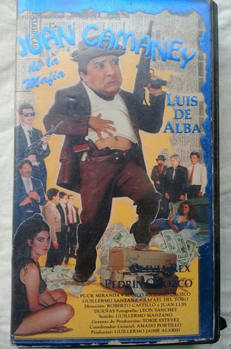 Juan Camaney De La Mafia Luis De Alba Película Vhs 