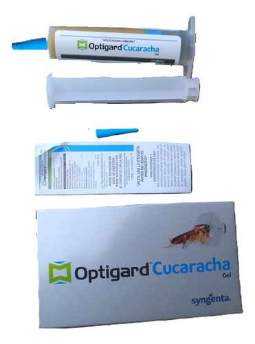 Gel Optigar Mata Cucarachas 2 Jeringas De 30 Gramos