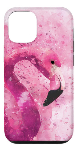 iPhone 12/12 Pro Flamingo Rosa Pintura Acu B08n6h9k42_300324