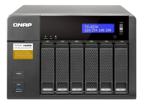 Storage Nas Qnap 24 Tb Raw, 4 Glan, 4 Usb (Reacondicionado)