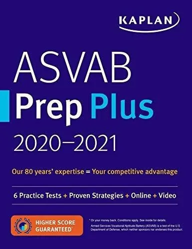Asvab Prep Plus 2020-2021 6 Practice Tests Proven..., de Kaplan Test P. Editorial Kaplan Publishing en inglés