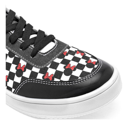 Tenis Mujer Minnie Mouse 3928 Negro Blrj 121-476