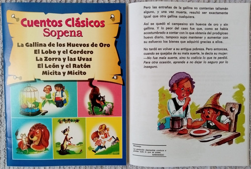 La Gallina Huevos De Oro Y Otros Cuentos A Todo Color
