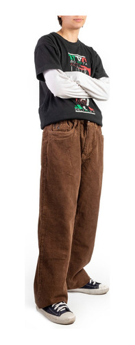 Imagen 2 de 8 de Pantalón De Corderoy Hubbsi Woodoo - Caramelo