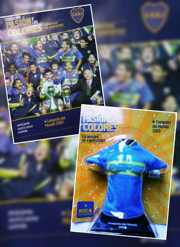 Camiseta Boca Campeon Del Mundo 2003 Pasión Por Los Colores 