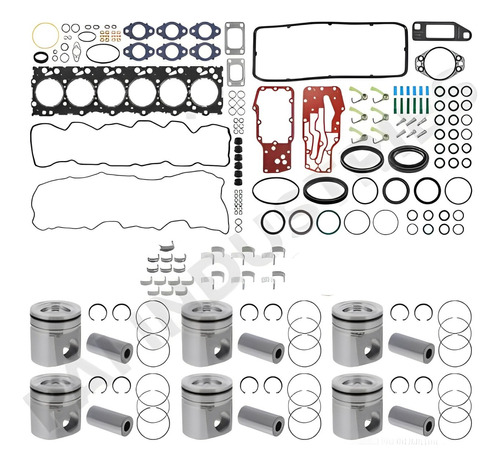 Media Reparacion Cummins Isb Piston 4025011 4897512