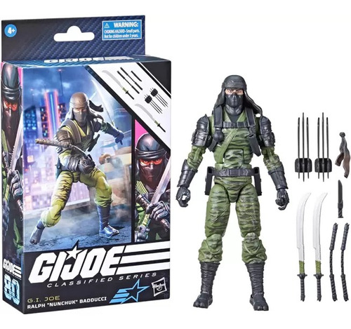 Boneco Gi Joe Ralph Nunchuk Badducci F7729 15 Cm Hasbro