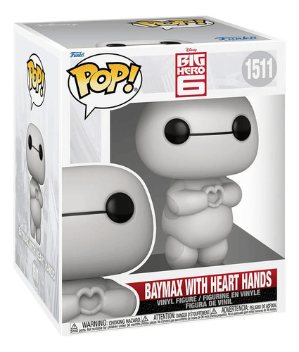 Funko Pop! Super Baymax Corazon Con Las Manos 6 Pulgadas