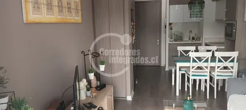 Departamento En Venta De 1 Dorm. En Concón, Con Vista Al Mar