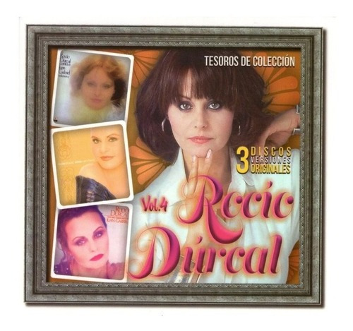 Rocio Durcal Tesoros De Coleccion Volumen 4 Box 3 Discos Cd
