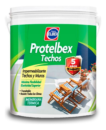 Membrana Térmica Transitable Protelbex 20kg Elbex G P