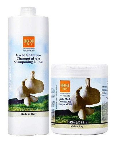 Shampo Ajo + Mascarilla Ajo Alter Ego Litro Garlic 1.000ml