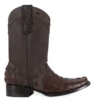 Comprar Bota Vaquera Genuino Cocodrilo Franco Para Caballero