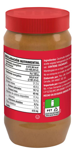 Jif Crema De Cacahuate 1.36kg