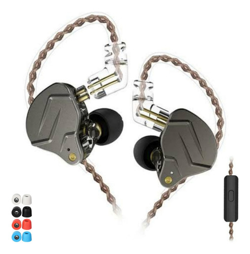 Kz Zsn Pro 1 Ba + 1 Dd Hifi Auriculares Con Micrófono 