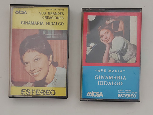 Lote 2 Cassettes - Ginamaria Hidalgo - Micsa 