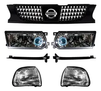Comprar Kit Frente Tsuru 3 Faros Cuartos Biseles Parrilla Emblema