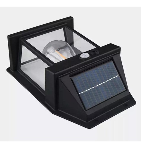 Farol Solar De Pared Con Sensor De Movimiento, Luz Cálida Pa