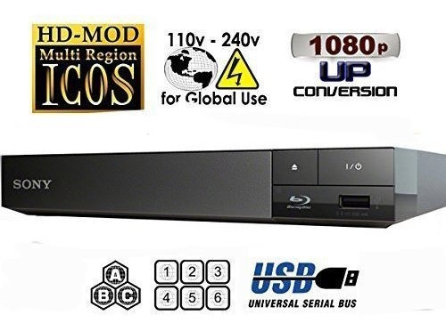 Wgc Sony Bdp-s1500 Region Reproductor De Blu-ray Gratis Pal