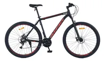 Comprar Bicicleta Mtb Overtech Q6 R29 Aluminio 21V con Shimano Freno a Disco Con Suspensión Color Negro\u002FRojo\u002FRojo Tamaño del cuadro L