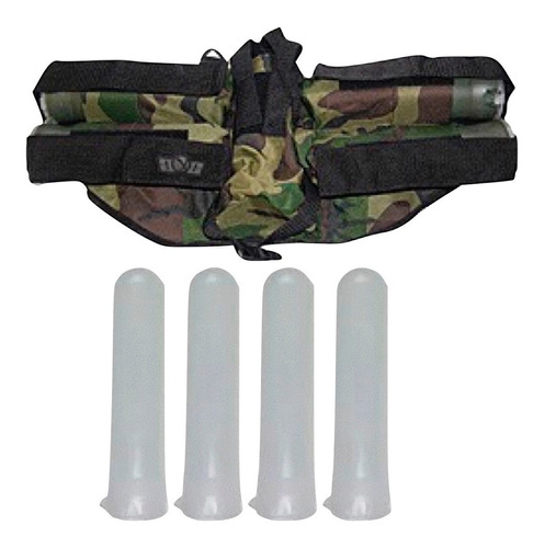 Arnes Tactico 4+1 Con 4 Pods Marcadora Gotcha Xtreme