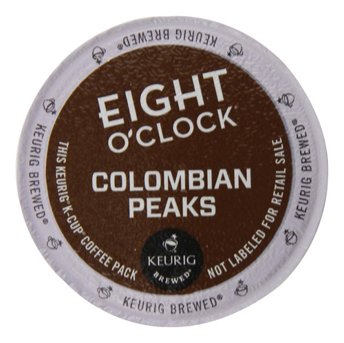 Eight O'clock Pocillos De Café Colombiano Keurig, Por 72 Uni