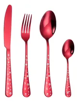 Comprar Set De Cubiertos Navideños Con Cucharas Para Servir