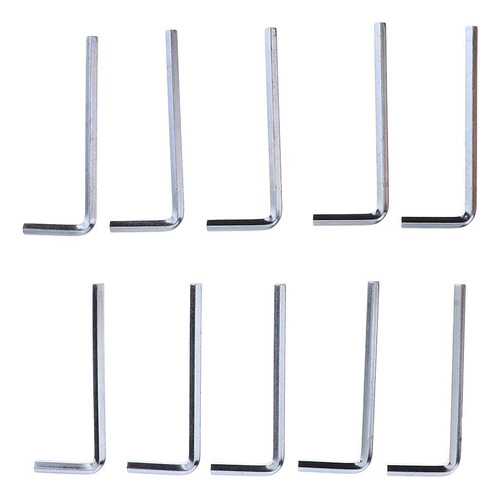 5 X 10 Piezas Allen Llave Hexagonal De
