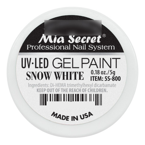 Gel Paint Uv Led Blanco - Mia Secret