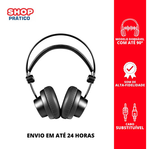 Mesa De Som Soundcraft Ui 24 R Com Fone De Ouvido Akg K175