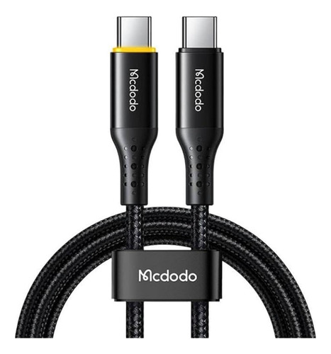 Cable Inteligente Mcdodo Ca3461 Usb-c / Usb-c Con Desconexión Automática , Carga Rápida Hasta 100w , 1.80 Metros , Color
