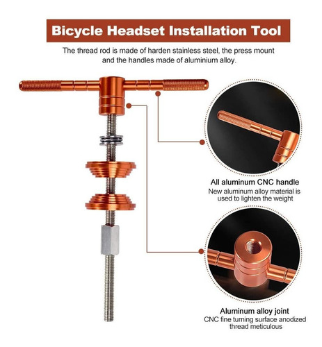 Calidaka Bike Headset Cup And Bottom Bracket Press Installat