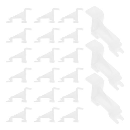 20 Clips De Plástico Resistentes Para Estantes, Para Congela