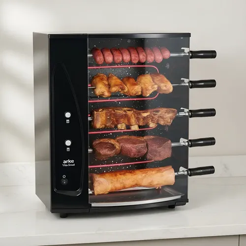 Churrasqueira elétrica Arke Vitta Smart 5 Parrilla eléctrica preta