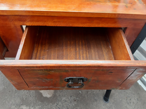 Mueble Rustico De Madera Y Hierro