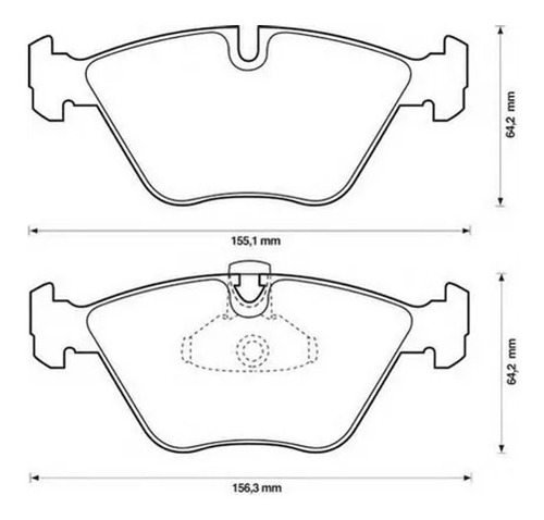 Imagem 3 de 5 de Kit Pastilha Dianteira + Traseira Sesnores Bmw X4 Ano 2015