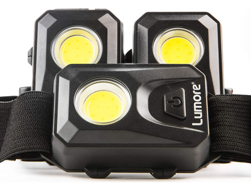 Paquete De 3 Faros Delanteros 150 Lúmenes Tres Modos