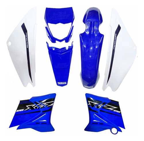 Kit Plástico Yamaha Xtz 125 Tapas Guardabarros Carenaje 2023