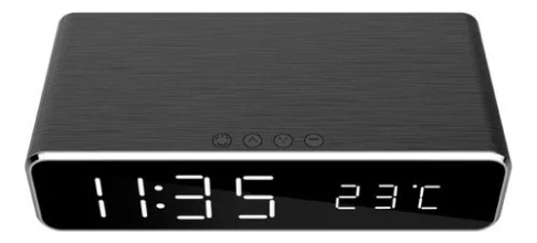 Reloj Despertador Digital Con Cargador Celular Inalámbrico