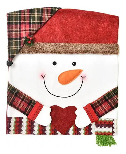 Funda De Silla Decorativa De Navidad, 6 Piezas