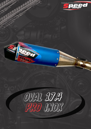 Escape Honda Tornado 250. Oval 17.4 Pro Inox (speed Tango)