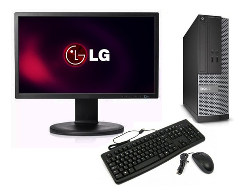 Cpu Dell Optiplex Core I5 4gb 500gb + Monitor LG 20pol