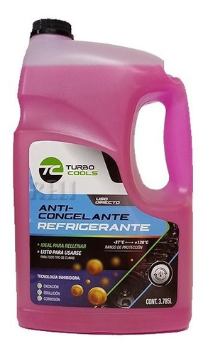 Garrafa Anticongelante Coolant  Rosa 3.7 L 