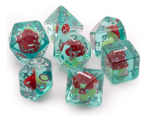 Juego De Dados Dnd De Hongos - Dados Rpg Para Ttrpg Como Cal