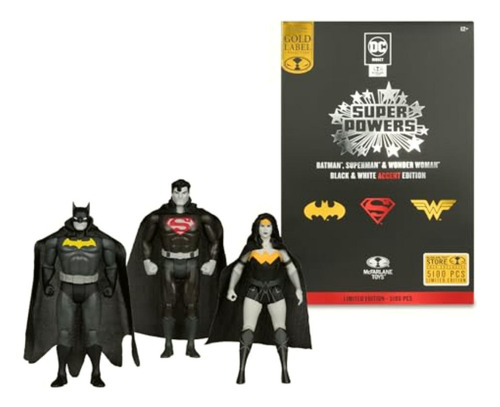 Mcfarlane Toys Dc Super Powers Batman, Superman & Wonder